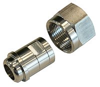 Welding end adapter to M16x1 female