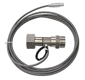 Temperature sensor Pt100, M38x1,5, for fluid outlet or return Temperature sensor Pt100, M38x1,5, for fluid outlet or return
