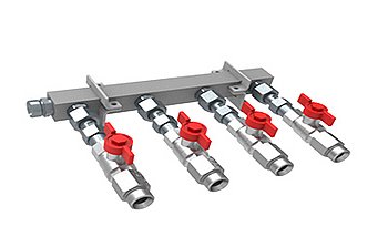 4-way valve system M24x1,5