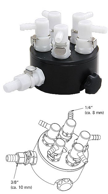 5-way header, CPC quick connection 5-way header, CPC quick connection