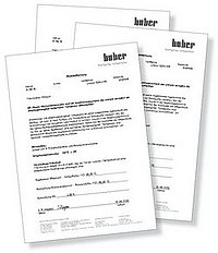 Factory calibration certificate - Absolute accuracy