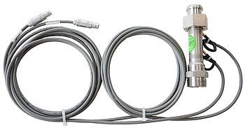 Temperature sensor Pt100, M30x1,5, for fluid outlet or return, double