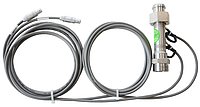 Temperature sensor PT100, M30x1.5, for fluid outlet or return, double