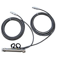 Temperature sensor Pt100, M16x1, for fluid outlet or return, double