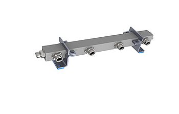 4-way Header, M16x1 4-way Header, M16x1