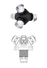 3-way splitter CPC 8 mm