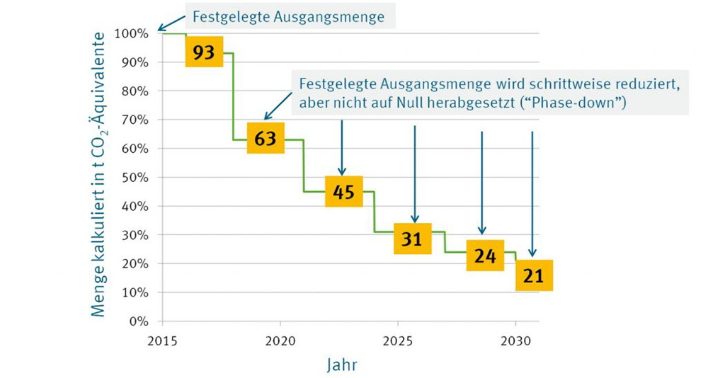 Schaubild von Phase Down